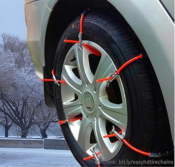 Super Easy HD Emergency Traction Snow Mud SUV Tire Chains Anti Skid Multi-functional Universal ...