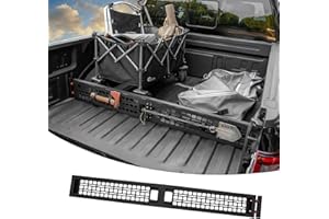 Maxzina Truck Bed Divider Compatible with 2024 2025 2026 F150 Cargo Divider Trunk Organizer Aluminum Alloy Luggage Divider Replacement with Molle Panel for 2024 F-150 Accessories
