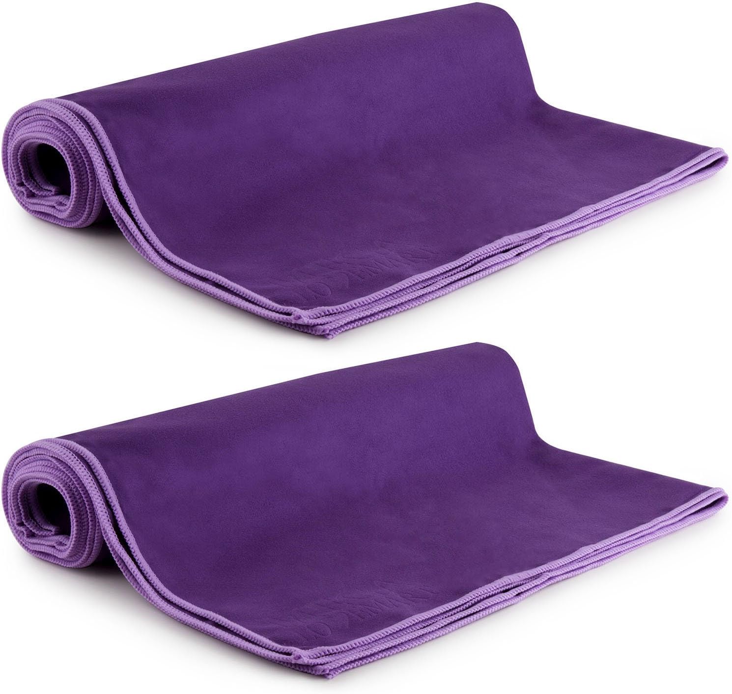 MEGALOVEMART Suede Microfiber Gym Sport Towel, 2 Pack