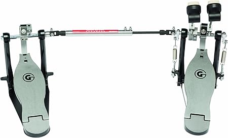 Gibraltar GI801424 - Pedal de bombo doble, tracción por correa 4711st-db