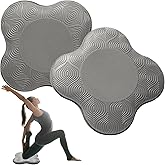 MBHKRRS 2 Pack Yoga Knee Pads Mat Set - Extra Thick Foam Kneeling Pad Cushion for Knees, Elbows, Wrists, Head - Yoga Essentials for Women Men, Non-Slip Pilates, Meditation, Floor Workouts