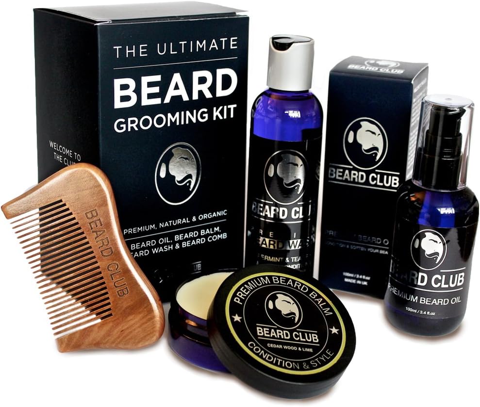 The Ultimate Beard Grooming Kit 100 Natural & Organic Gift Set
