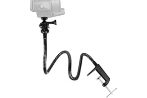 OMOTOOL Flexible Webcam Stand-Long Arm Clamp Clip Mount Holder Stand for Logitech Webcam C925e C922x C922 C930e C930 C920 C61