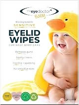 The Eye Doctor Sensitive Baby Eyelid Wipes 20 Pack Preservative Free