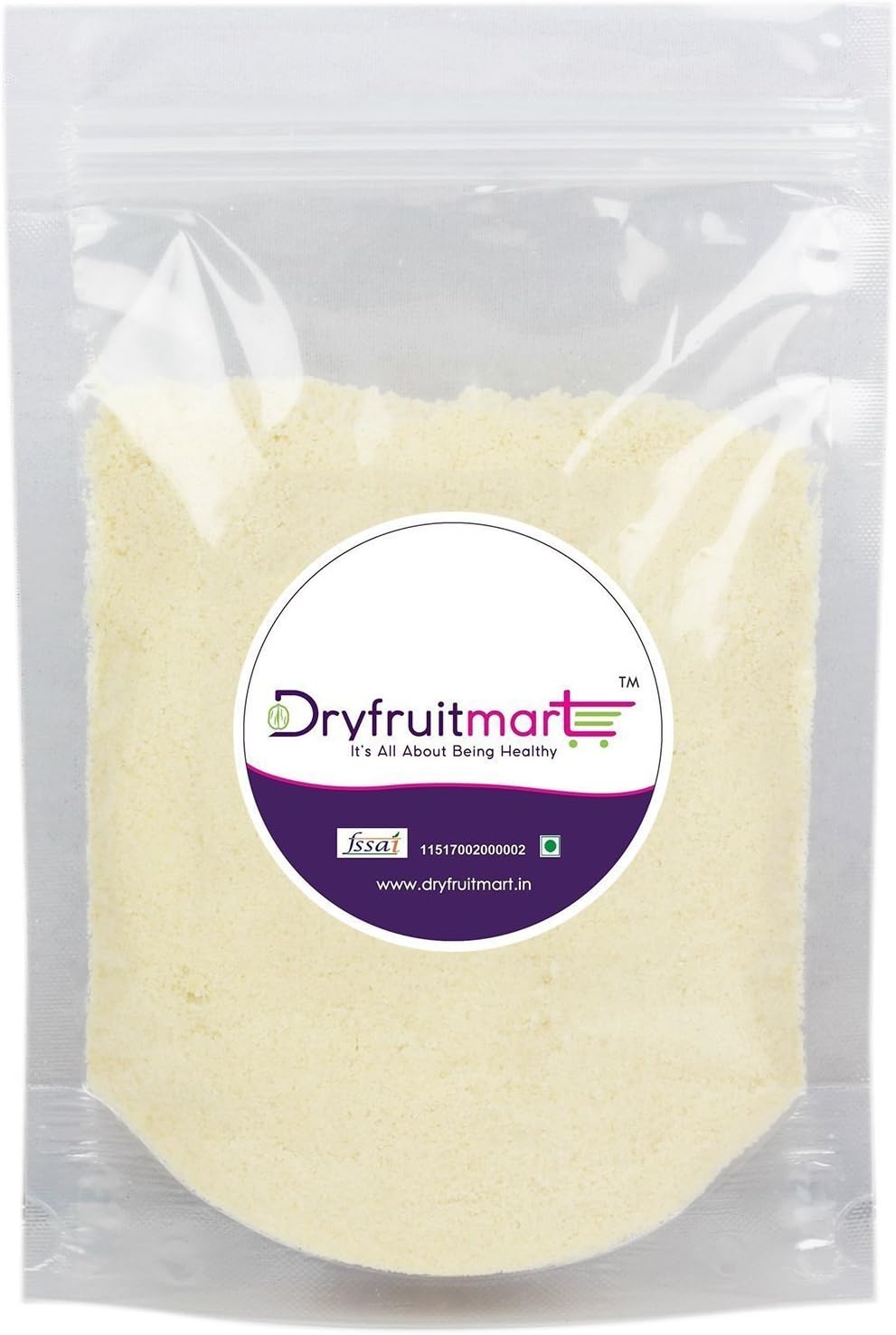 Blanched Almond Flour 1 Kg, Keto Friendly For Baking, Specialy Macroons & Without Skin Badam Powder Pure For Milk
