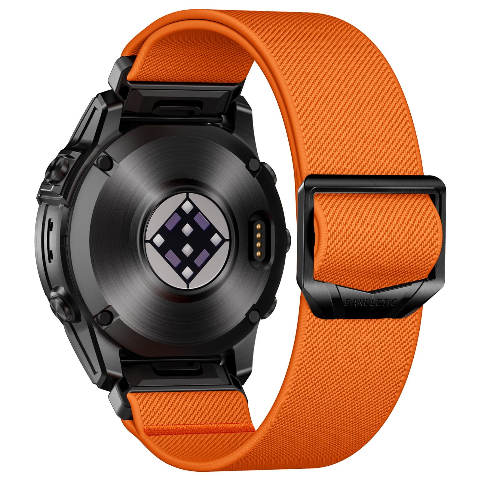 Photo 1 of Bandletic Compatible with Garmin Fenix 7X Pro Band, Stretchy Soft Nylon Sport Quick Fit 26mm Watch Band for Fenix 8 51mm/7X/6X/6X Pro/5X/5X Plus/3/3 HR/Instinct 2X/Tactix/Enduro/Descent/Epix Pro 51mm