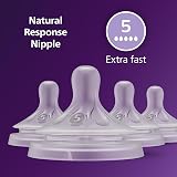 Philips Avent Natural Response Nipple Flow 5 4pk SCY965/04 6M+ view 2
