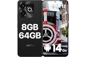 UMIDIGI G9x Unlocked Cell Phones Canada 2025, 6.75" HD+ 90Hz Display Smartphone,8(4+4) GB+64GB 2TB Octa-Core Processor Androi
