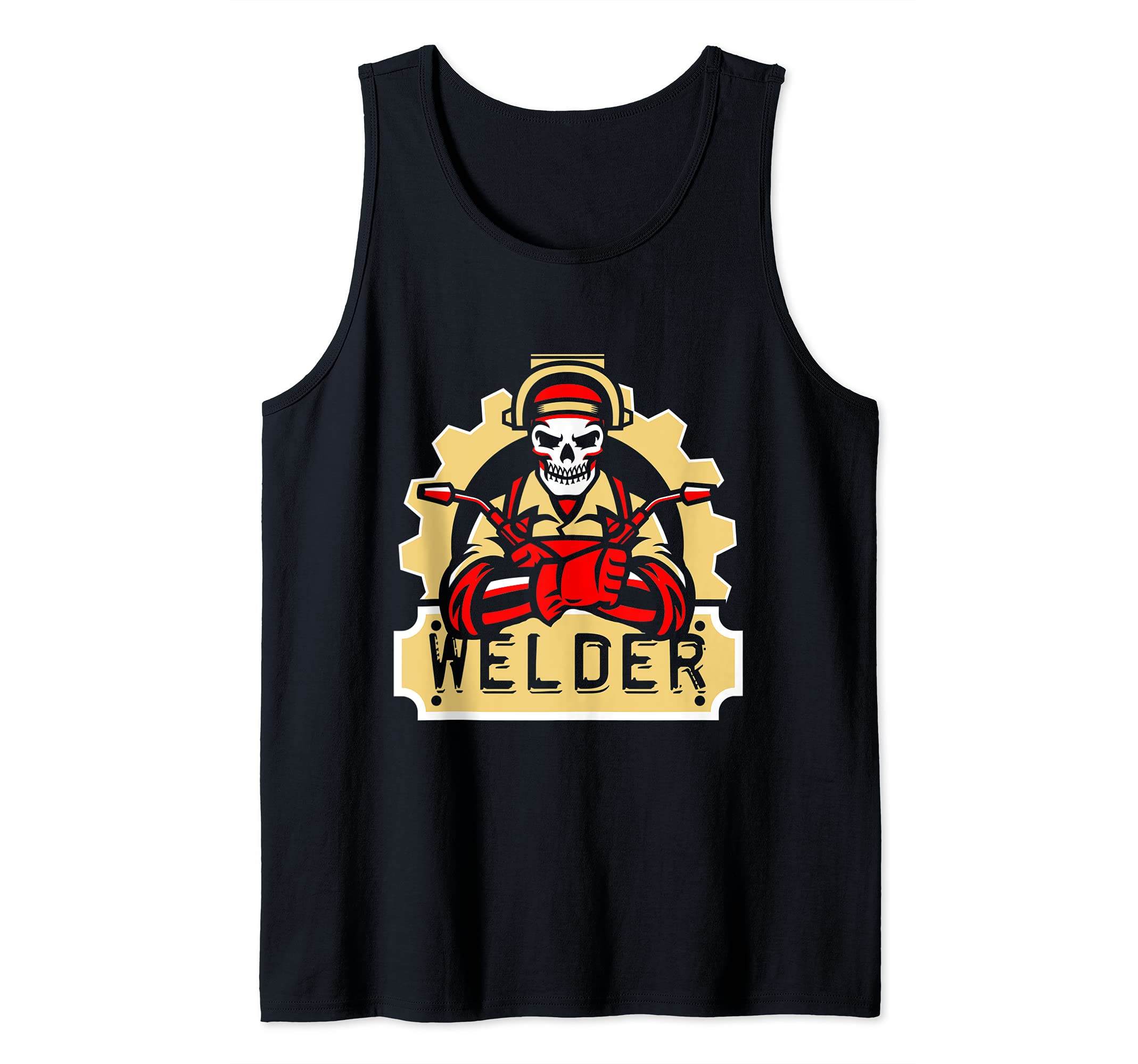 Welder Engineer Engineering Fabrication Welding Profession Tank Top