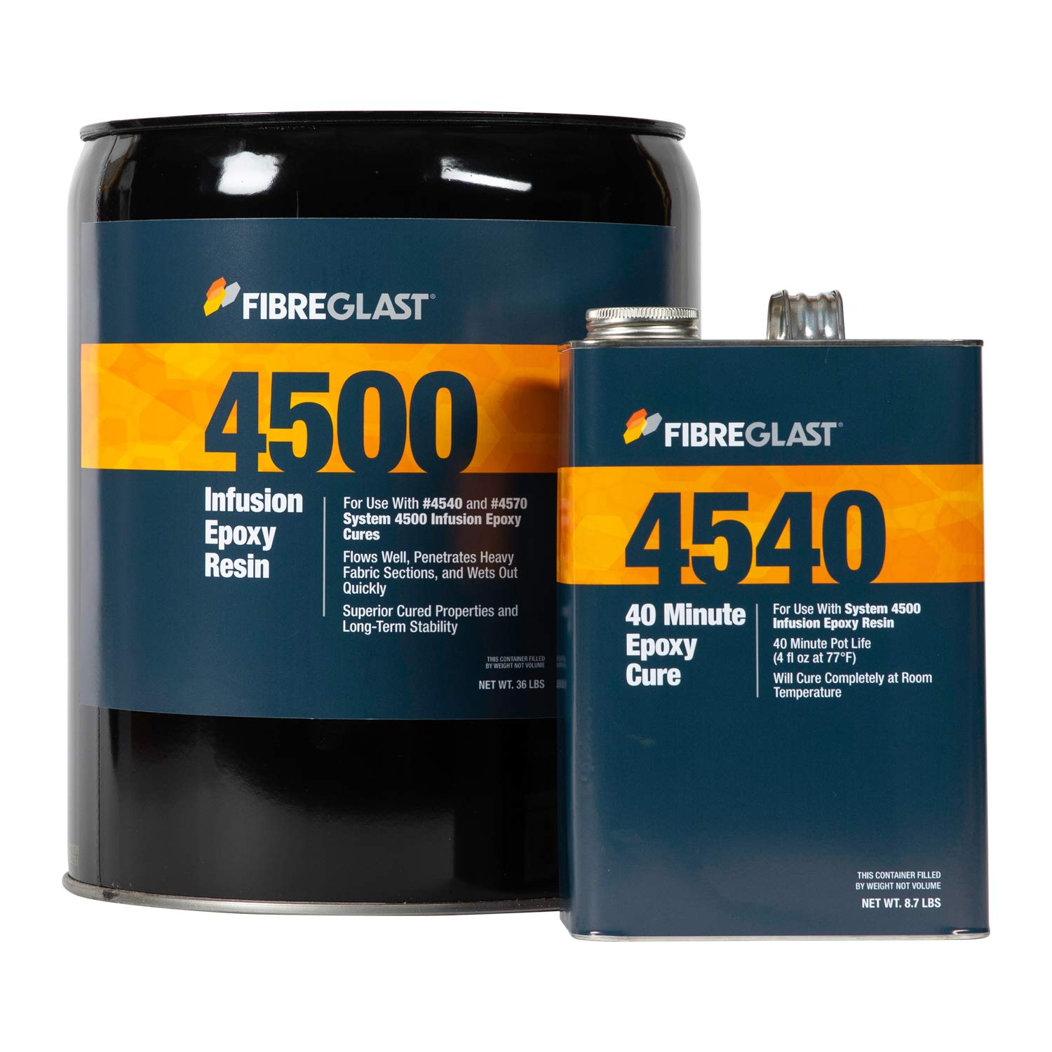 System 4500 Infusion Epoxy Resin 40 Minute Pot Life 5