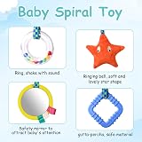 Vicloon Donkey Spiral Pram Toy 0-6 Months Plush Rattle Baby Activity view 3