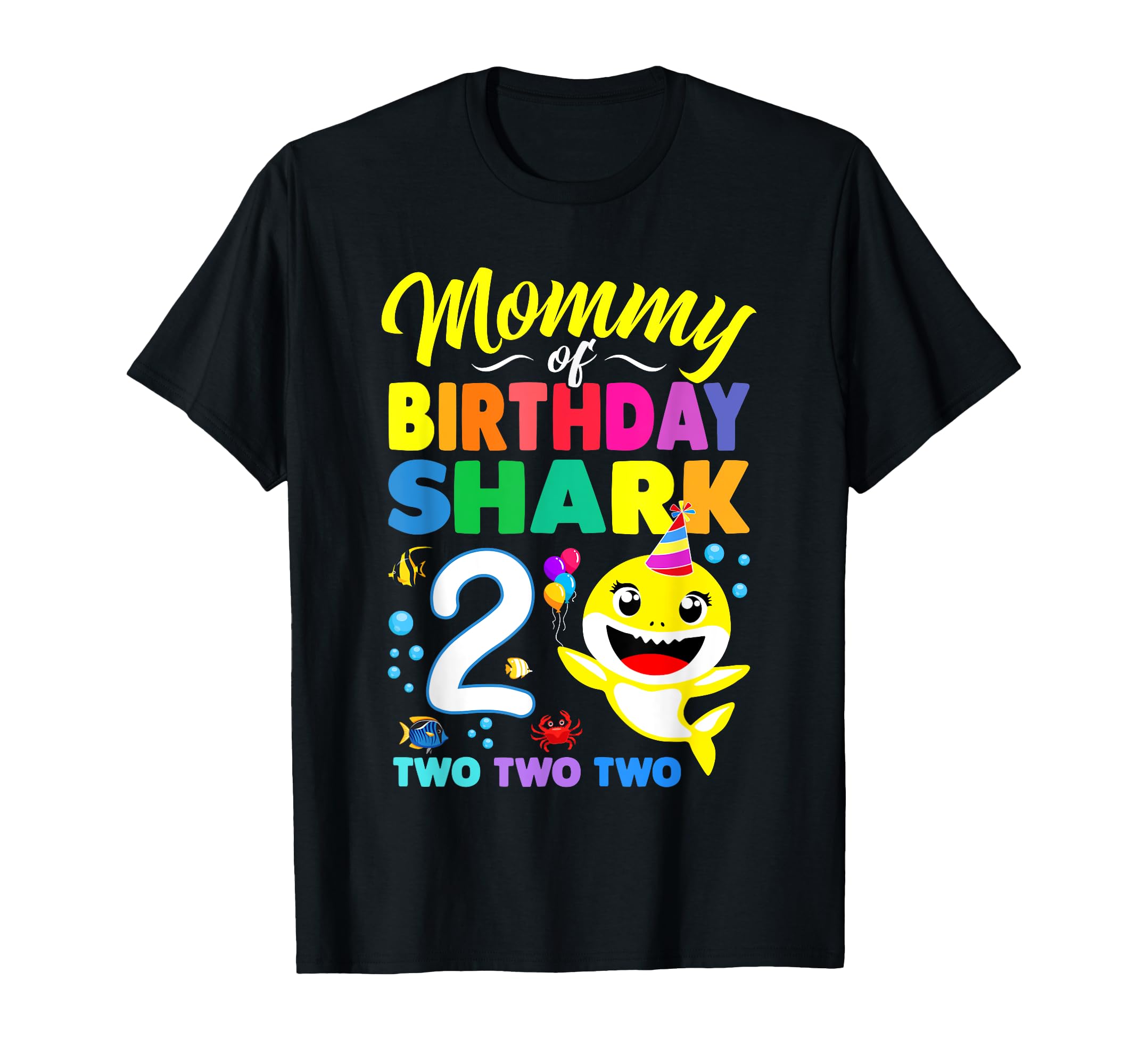 Photo 1 of Mommy Of Birthday Shark 2nd Matching Oufit Party For Family T-Shirt