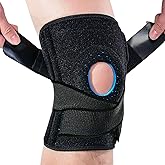 Luwint Kids Youth Neoprene Knee Brace, Open Patella Stabilizer with Adjustable Straps Knee Pads Support for Arthritis, ACL, Relieves Pain, Basketball, Sports, 1 Piece