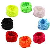 Penta Angel 80 Yoyo String (10 Each - Florescent Lime Green, Yellow, Orange，Blue ,Rose ,Red ,Black and White)