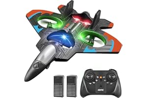 Foam RC Plane for Kids Adults Beginners, Remote Control Plane RC Airplane Ready to Fly, 2.4 GHz Remote Control Airplane RC Je