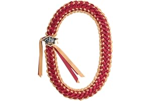 TFTAFAN Graduation Lei Class of 2025 Graduation Ribbon Leis Graduation Necklace Braided Necklaces Graduation Leis gift Party Accessories for Women and Men