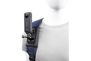 PellKing Camera Backpack Belt Mount for Insta360 One X4/X3/ One X2/ One R/Go 2 Compatible with GoPro Hero10 /9/8/7/6 and Other Action Camera, with 1/4 Adapter