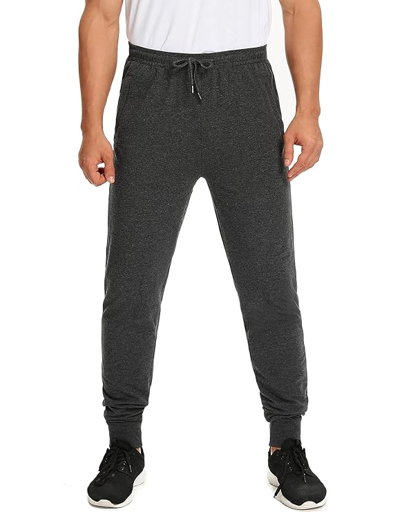 Buy SEVEGO Men's 32"/34"/36" Inseam Tall Lightweight Cotton Joggers