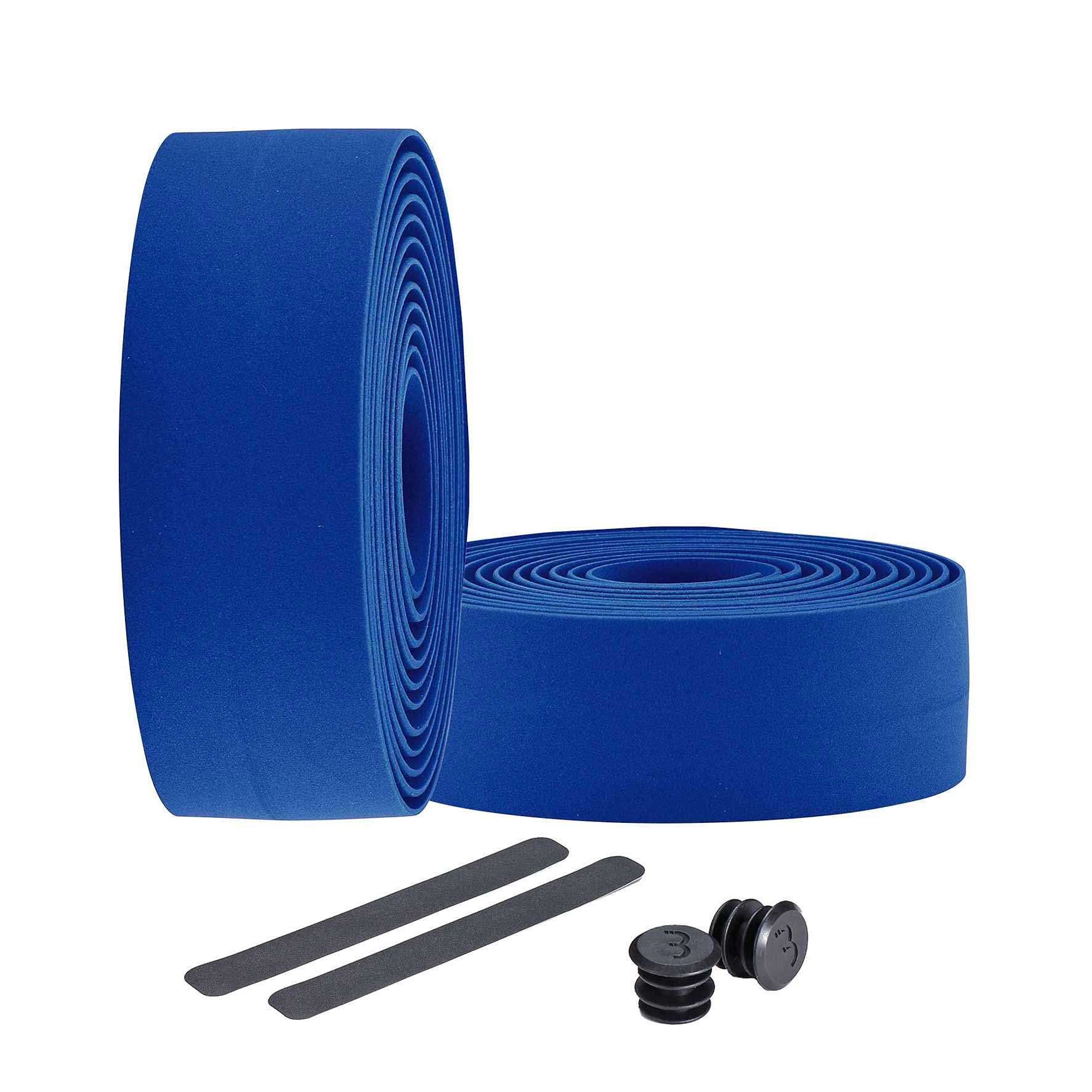 BBB Cycling Bike Handlebar Tape Road Bike Foam Grip Includes Handlebar Plugs RaceRibbon BHT-01, Blue