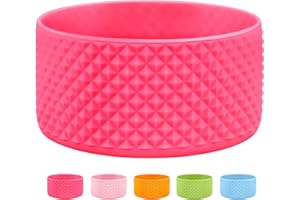 GLINK Bottle Tumbler Boot, Compatible with Hydro Flask, Stanley and Others, Silicone Water Bottle, Anti-Slip Flex Boot with Diamond Texture, Bottom Sleeve Cover 12-40 oz