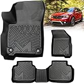 TPE Automotive Floor Mats Custom for 2011-2020 Dodge Journey, All Weather Cover Protection Waterproof Black Floor Liner Front & Rear Row Full Set Car Mats, 3PCS
