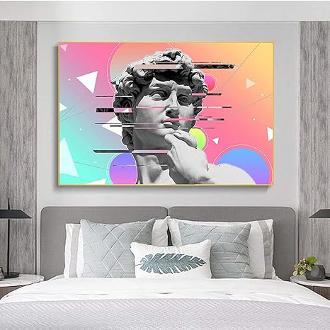 Amazon アートポスター70x90cm面白いアートキャンバスポスターとプリントグラフィティアート壁画アート写真家の装飾 ウォールステッカー オンライン通販