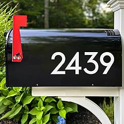 4 Inch House Numbers, Self-adhesive Mailbox Numbers