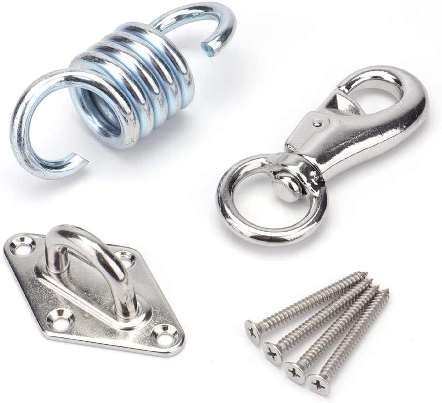 Tebery 500 LB Capacity Hammock Chair Ultimate Hanging Kit Premium Stainless Steel