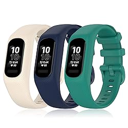 Gheper 3PCS Soft Silicone Bands Compatible with