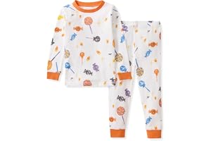 Burt's Bees Baby Boys Organic Cotton Pajamas, Toddler PJ Set