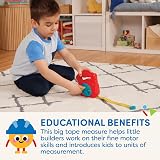Battat Big Tape Measure Toy with Working Reel Easy-Hold Handle 1 Piece view 5
