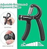 NIYIKOW Hand Grip Strengthener 22-132 Lbs Adjustable Fitness Grip Trainer view 4