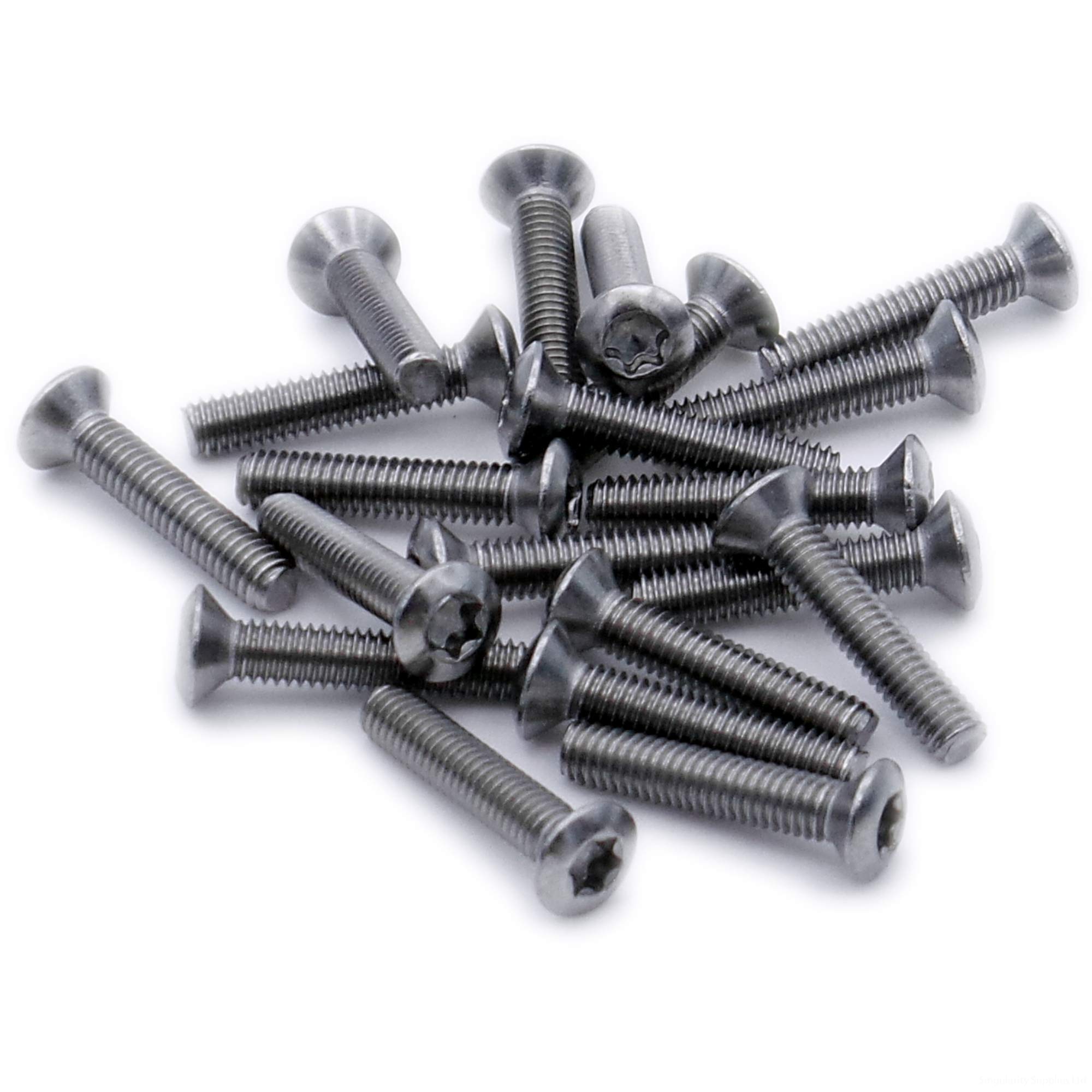 M2 (2mm x 5mm) TX Socket Raised Countersunk Machine Screw (Bolt) - Stainless Steel (A2) (Pack of 20)