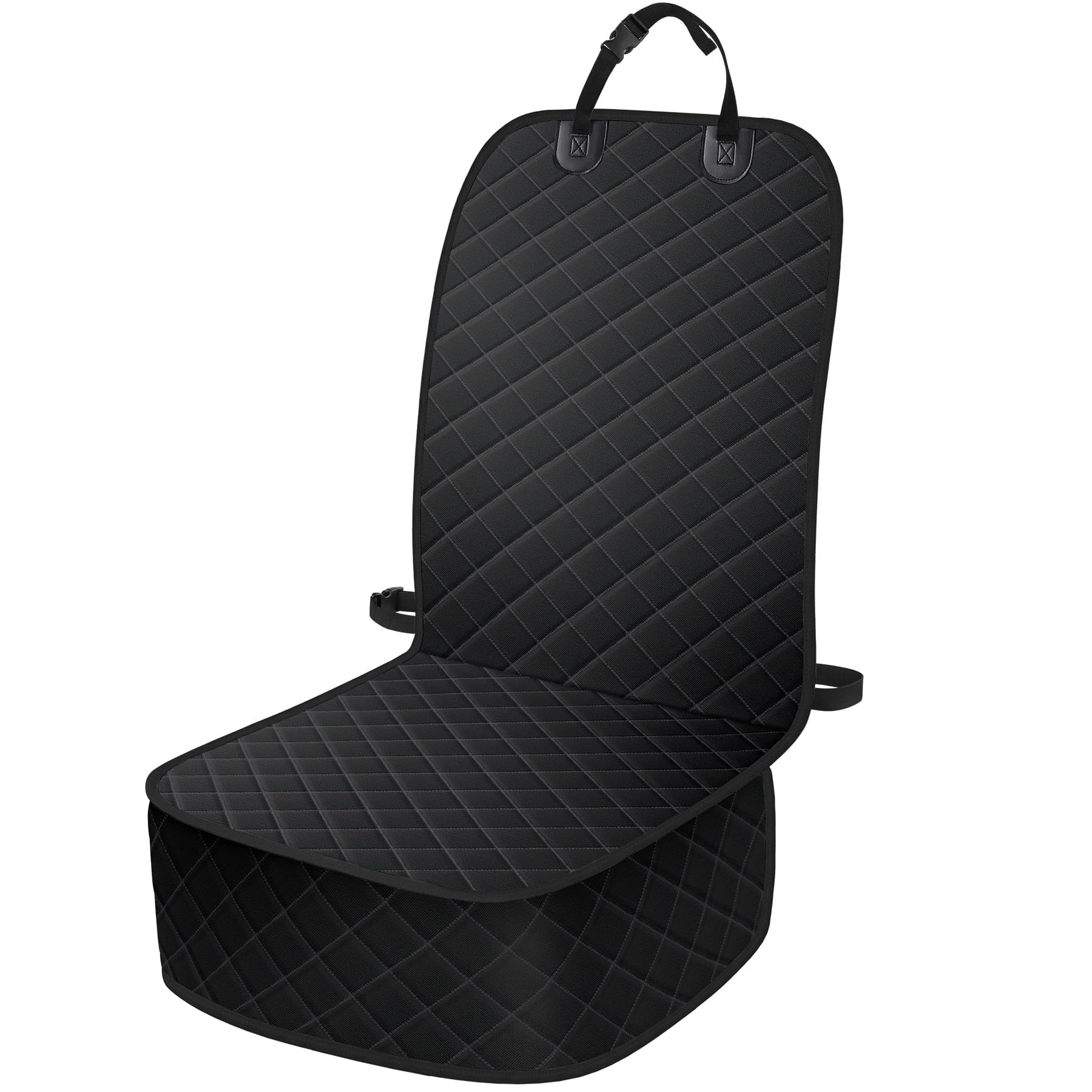 Photo 1 of ELONGRIVER Dog Car Seat Covers, Waterproof Front Seat Cover for Dogs, Scratch-Proof, Nonslip Pet Passenger Seat Cover Protector, Universal Fit for Cars Trucks SUVs, Standard Size, Black