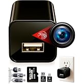 DIVINEEAGLE Plug-in Full HD Dome Camera - Premium Reliable 1080p Pet Cam with Motion Detection - Easy No-WiFi Setup &amp; Data Protection - Ideal for Pet Nanny Use, with 64GB Card