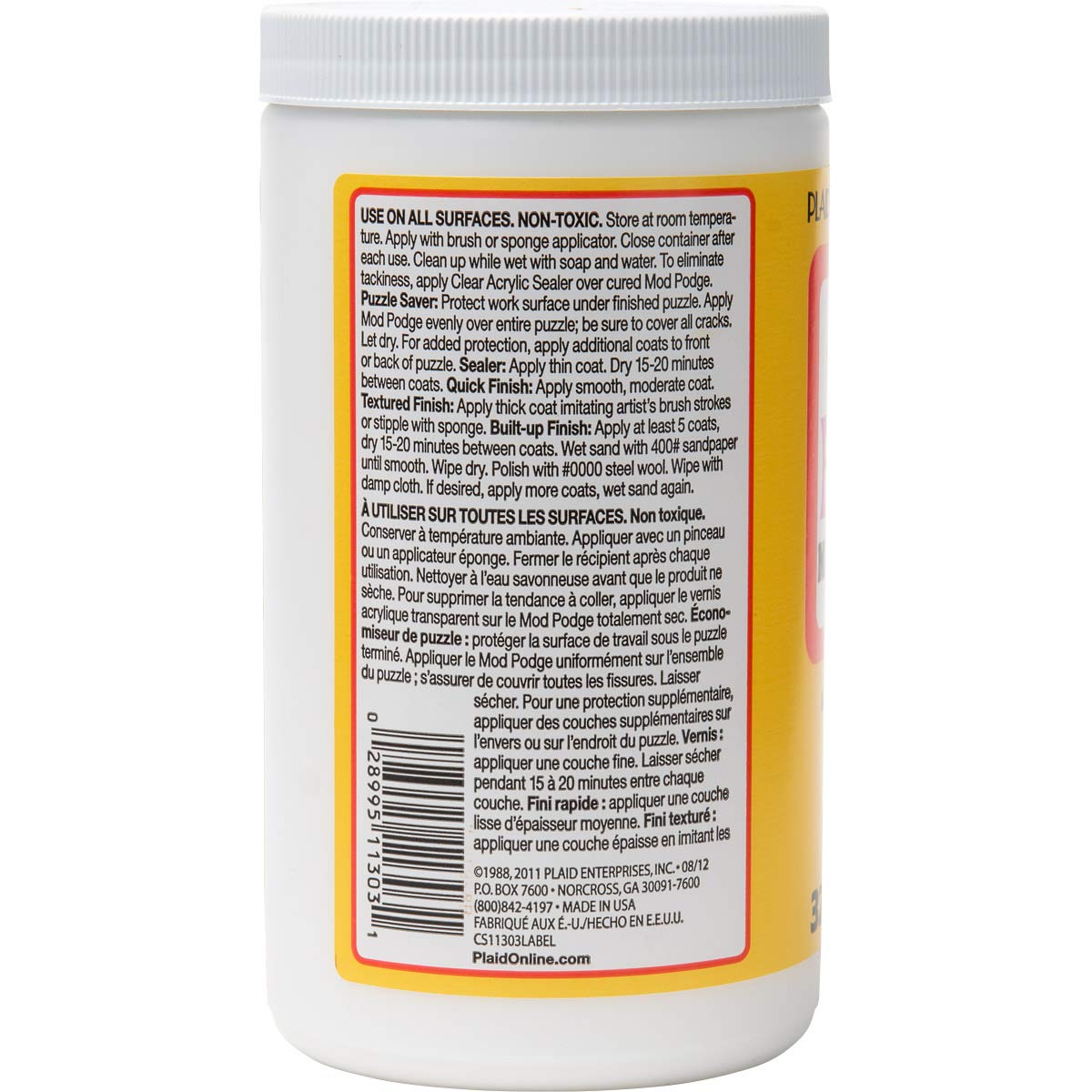 Mod Podge CS11303 Waterbase Sealer, Glue & Decoupage Finish, 32 oz, Matte