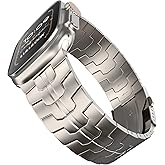 LULULOOK Grade 2 Pure Titanium Ultra 3 Band, Men's Lightweight Titanium Metal Band for Apple Watch Ultra 3/Ultra 2 / Ultra 49mm with Foldable Clasp