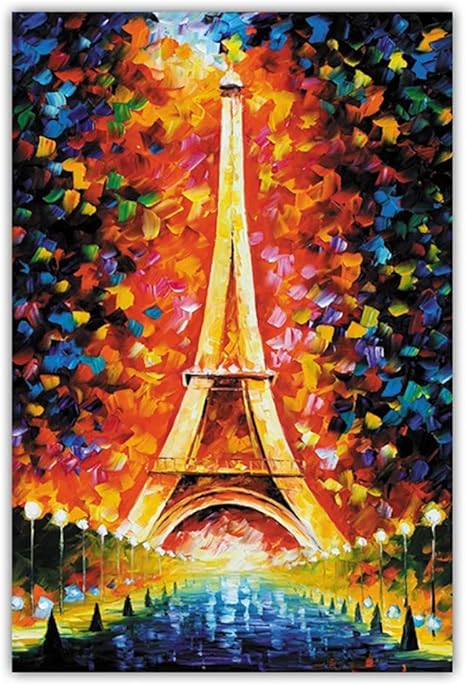 Qka Obra De Arte Rural Para Paredes Pinturas Al Oleo Abstractas