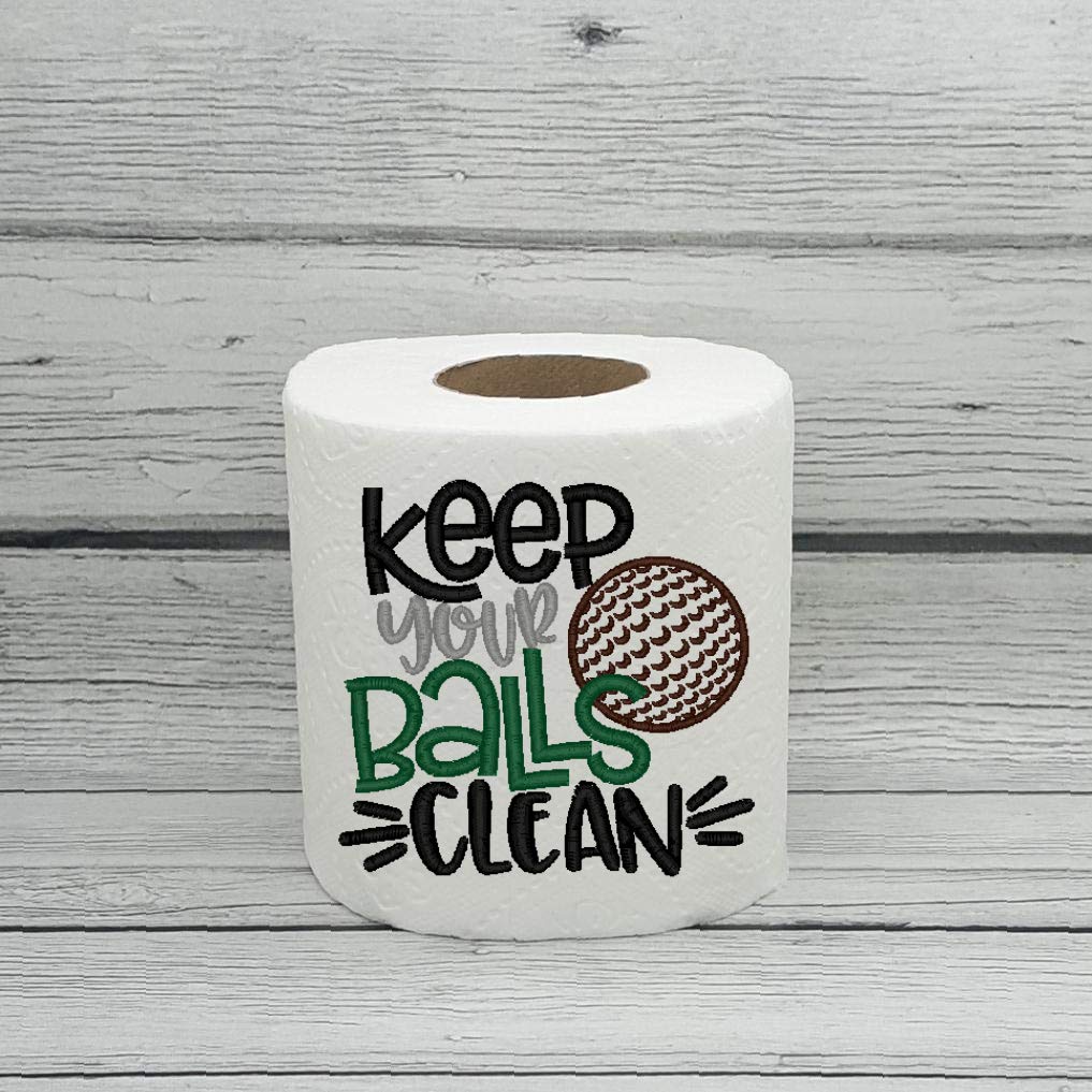 golf toilet paper holder