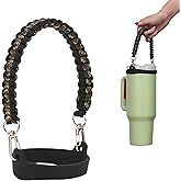Wongeto Water Bottle Handle Strap - Compatible with Stanley Water Bottle - Paracord Handle for Stanley Cup Accessories