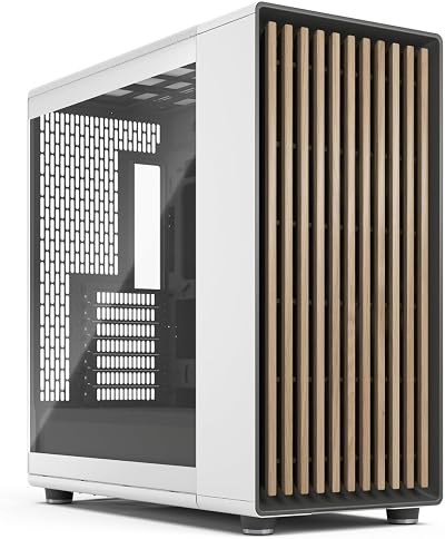 Fractal Design North XL RC Chalk White TG Clear PC Case with 3x 140mm Fans