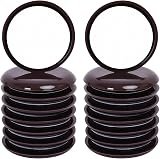 Ezprotekt 54mm Furniture Sliders for Carpet 16pcs Brown 2-1/8" Gliders