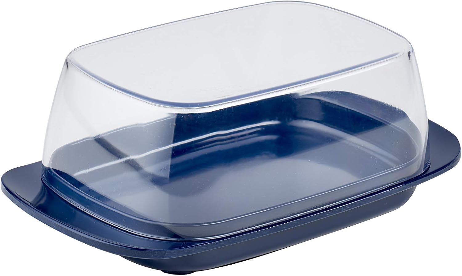 Mepal Butterdose Blue – für 250 g Butter – transparenter Deckel – passt genau in die Kühlschranktüre – spülmaschinenfest, Melamine/SAN, Ocean blau, 17 x 9.8 x 6 cm