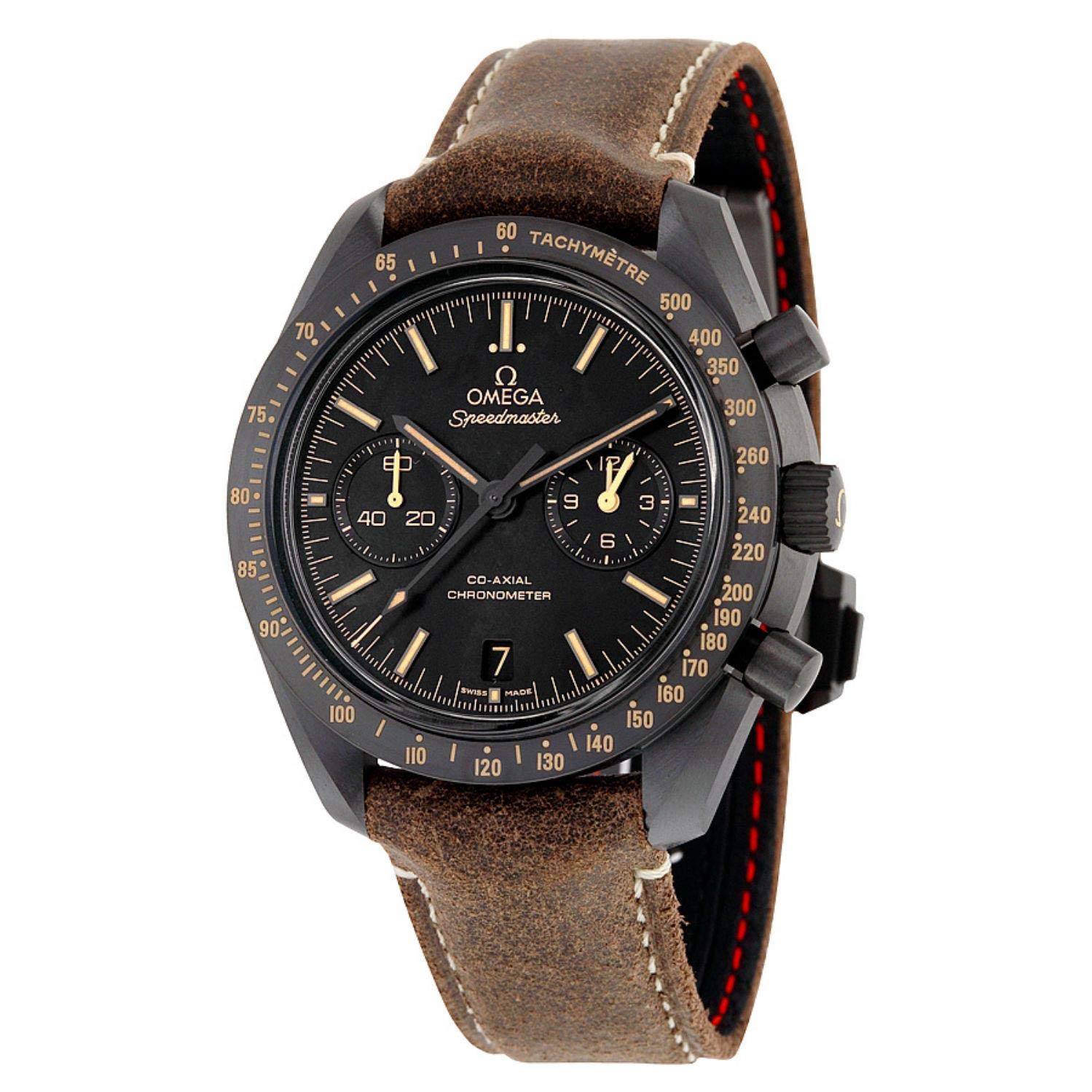 Omega Speedmaster Moonwatch Co-Axial Black Dial Chronograph Automatic Mens  Watch 31192445101006- Buy Online in Bahamas at bahamas.desertcart.com.  ProductId : 21328378.