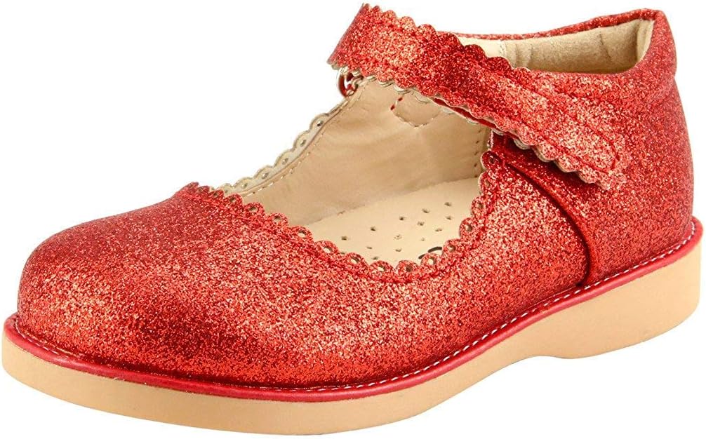 The Doll Maker Girl's Mary Jane Flat for Toddler/Little Kid School Dress Shoes