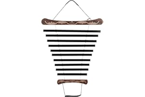 Meinl Sonic Energy Meditation Flow Chimes for Relaxing Sound Healing with Mallet and Bag, 2-Year Warranty (MFC10CMIBK), Black