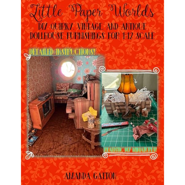 Cut & Assemble Paper Dollhouse Furniture: American Colortype