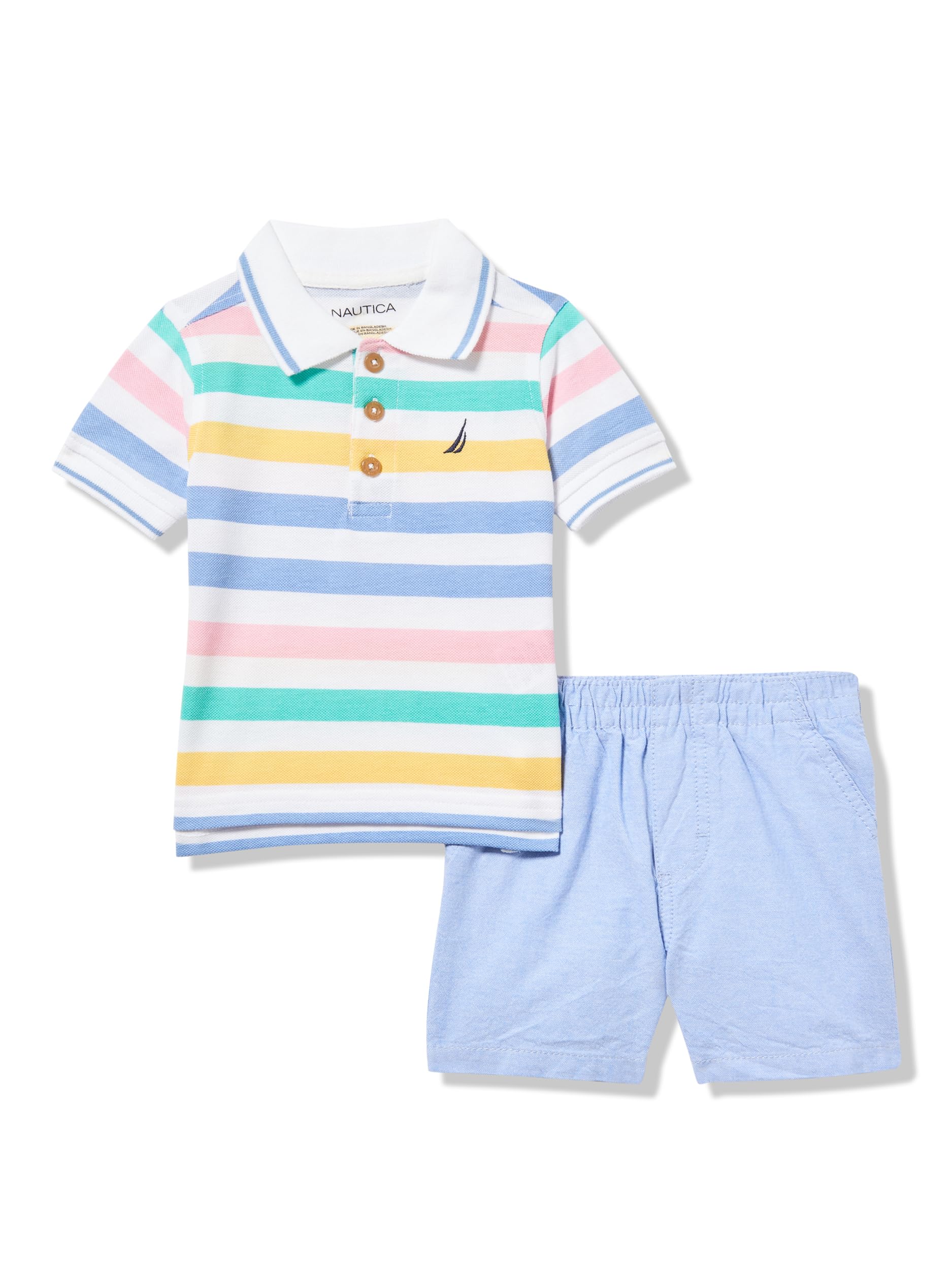 Nautica 2pc Polo Short Set