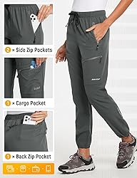 baleaf Women's Hiking Pants Quick Dry Water