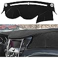 Fcovergurus Dash Cover Mat Custom Fit for Hyundai Sonata 2011 2012 2013 2014 with Cutout for Speakers, Dashboard Cover Pad Protector F81